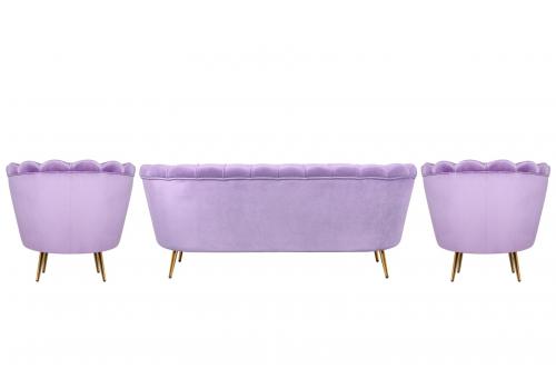  Комплект кресел и дивана ракушка Pearl Triple Purple, фото 3 