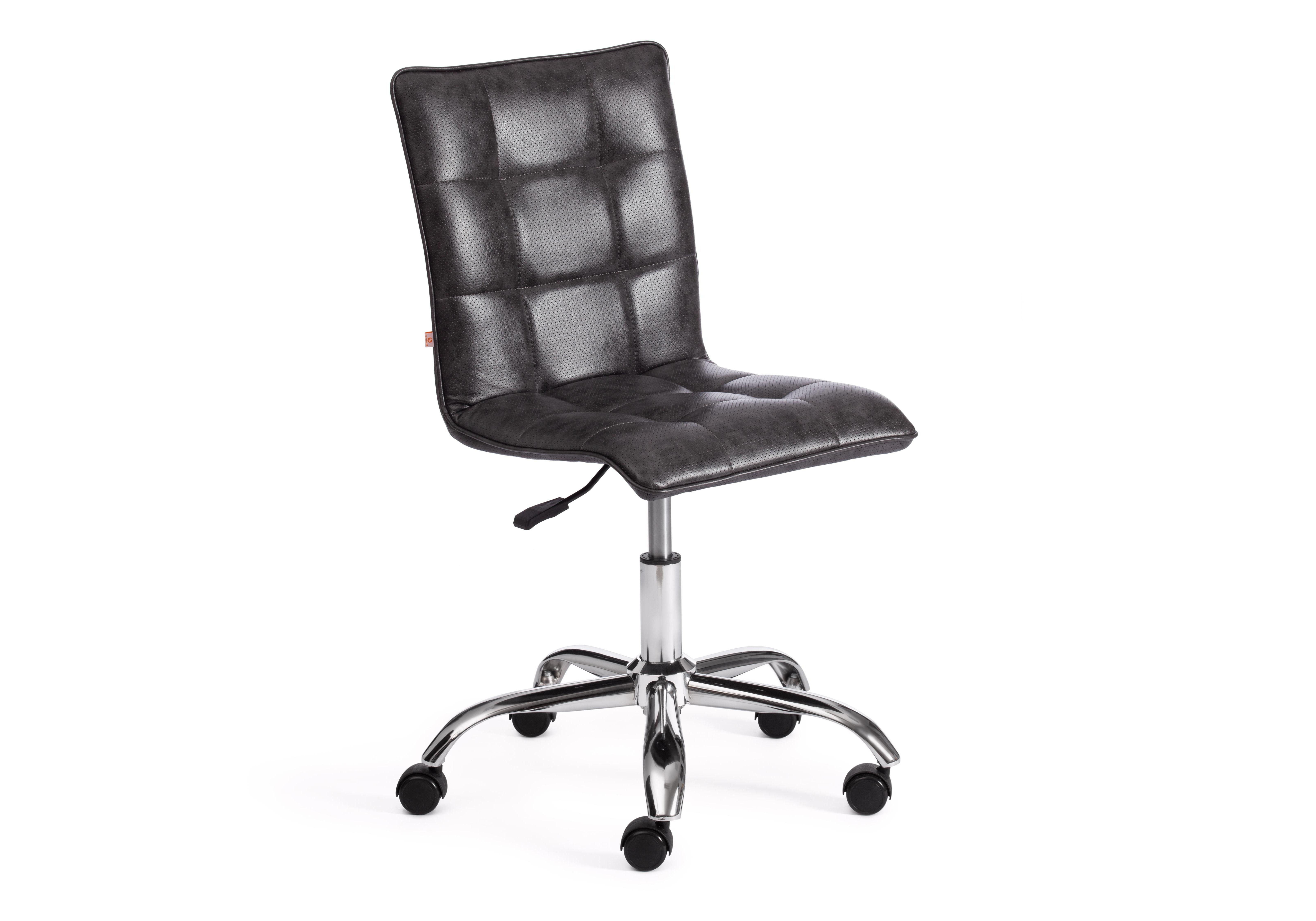 Кресло офисное zero бежевое искусственная кожа металл